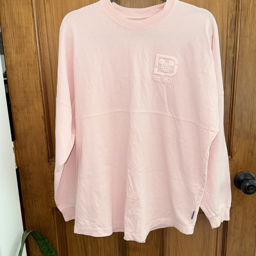 Disney Parks Spirit Jersey in Soft Pink, women’s small - Picture 3 of 7